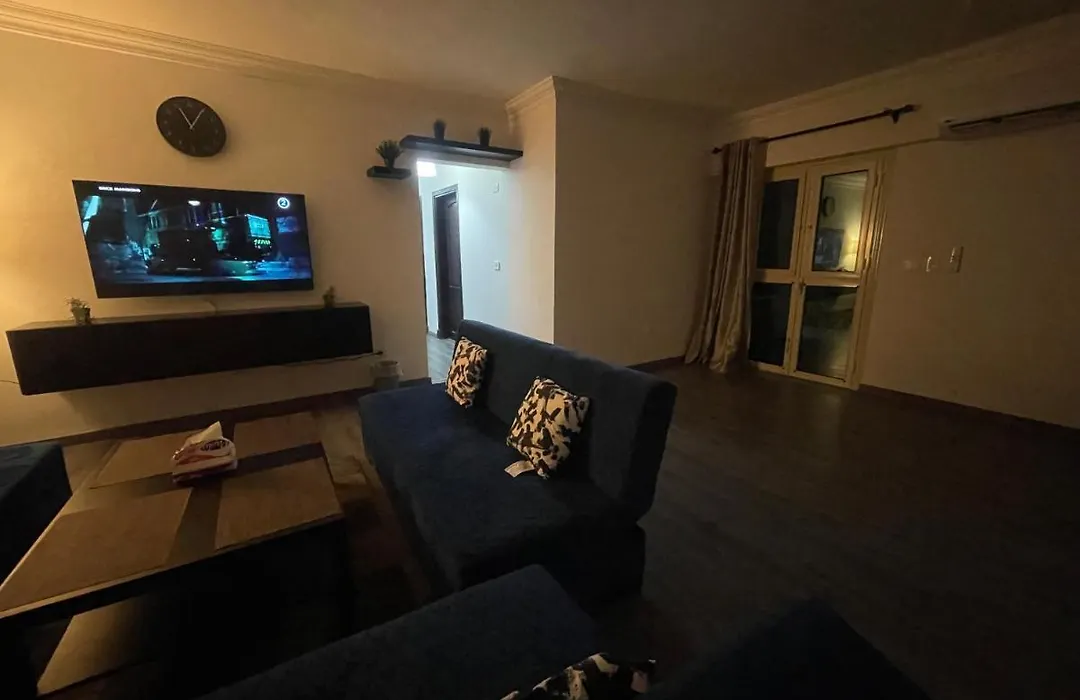 Private Room In Cairo With 2 Full Size Bed-1
