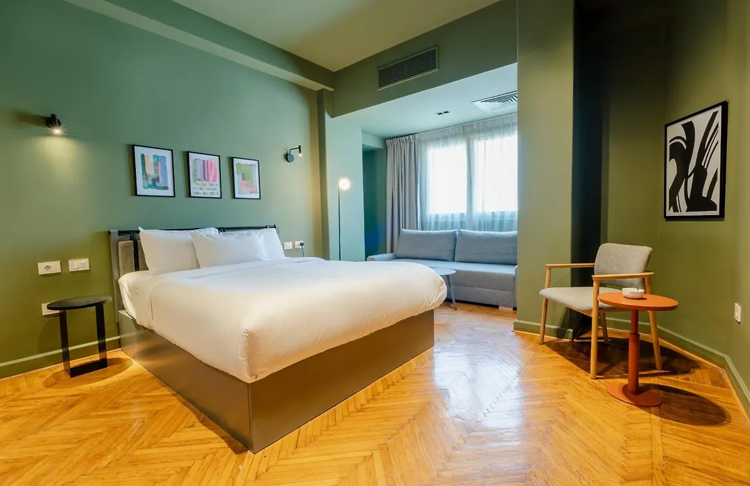 Grey L Studio Apartments Downtown Cairo Ouzonian House-1