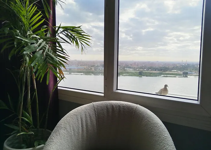 The Traveler'S Nile Retreat-Work, Heal & Wake To Pyramids Apartamento Cairo